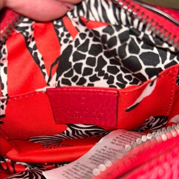 Navy Blue, Red, and White Heart Kids bag - Picture 3 of 4